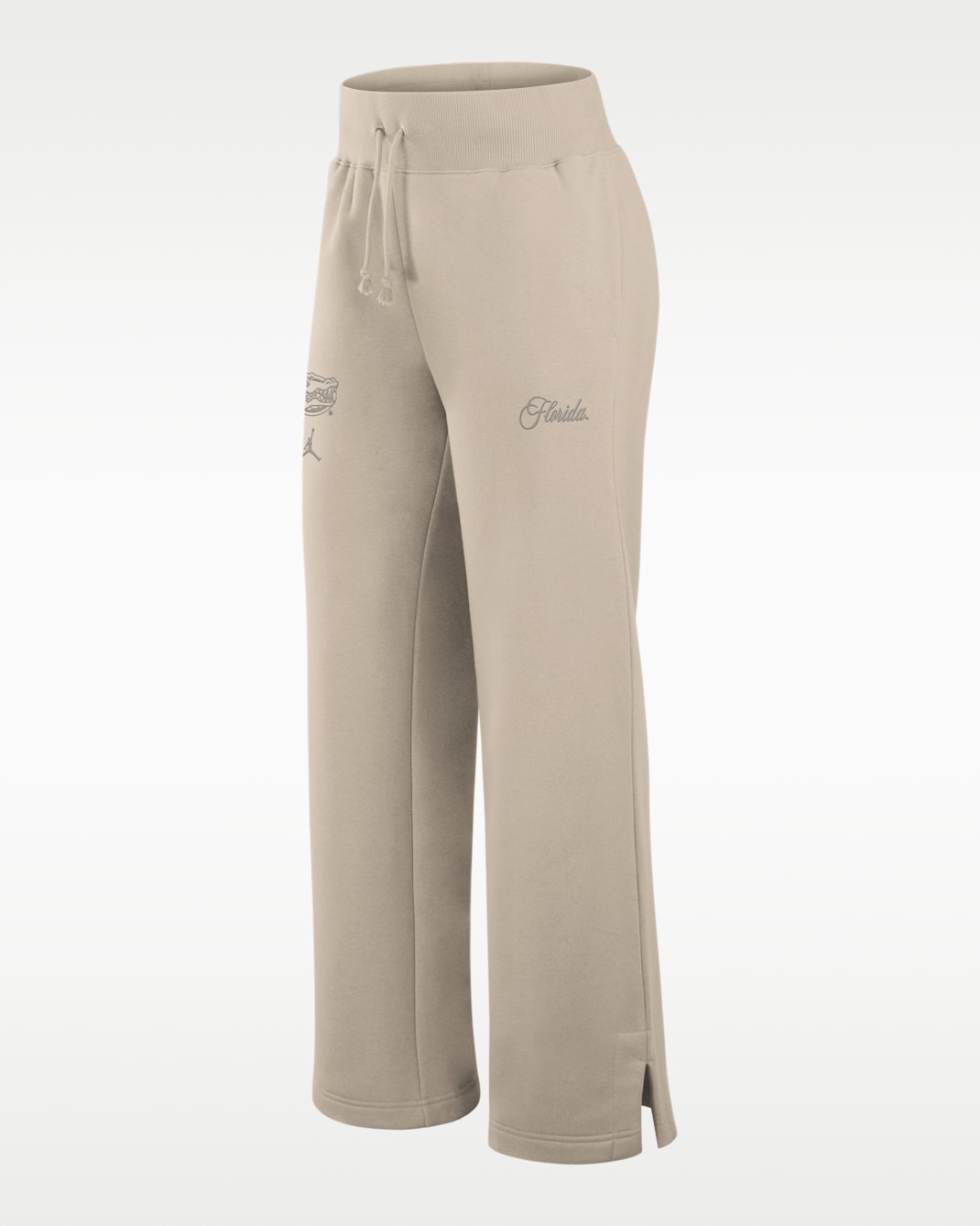 Pantalones deportivos universitarios de tiro alto marca Jordan para mujer Florida Neutral Stance Collection Phoenix - Tostado/Beige