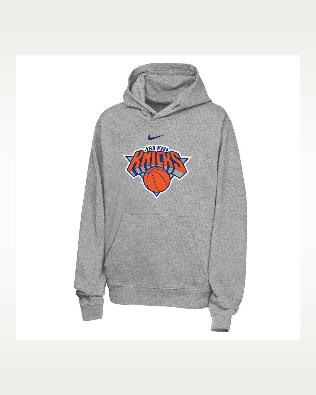 New York Knicks Older Kids' Nike NBA Pullover Hoodie - Dark Grey Heather