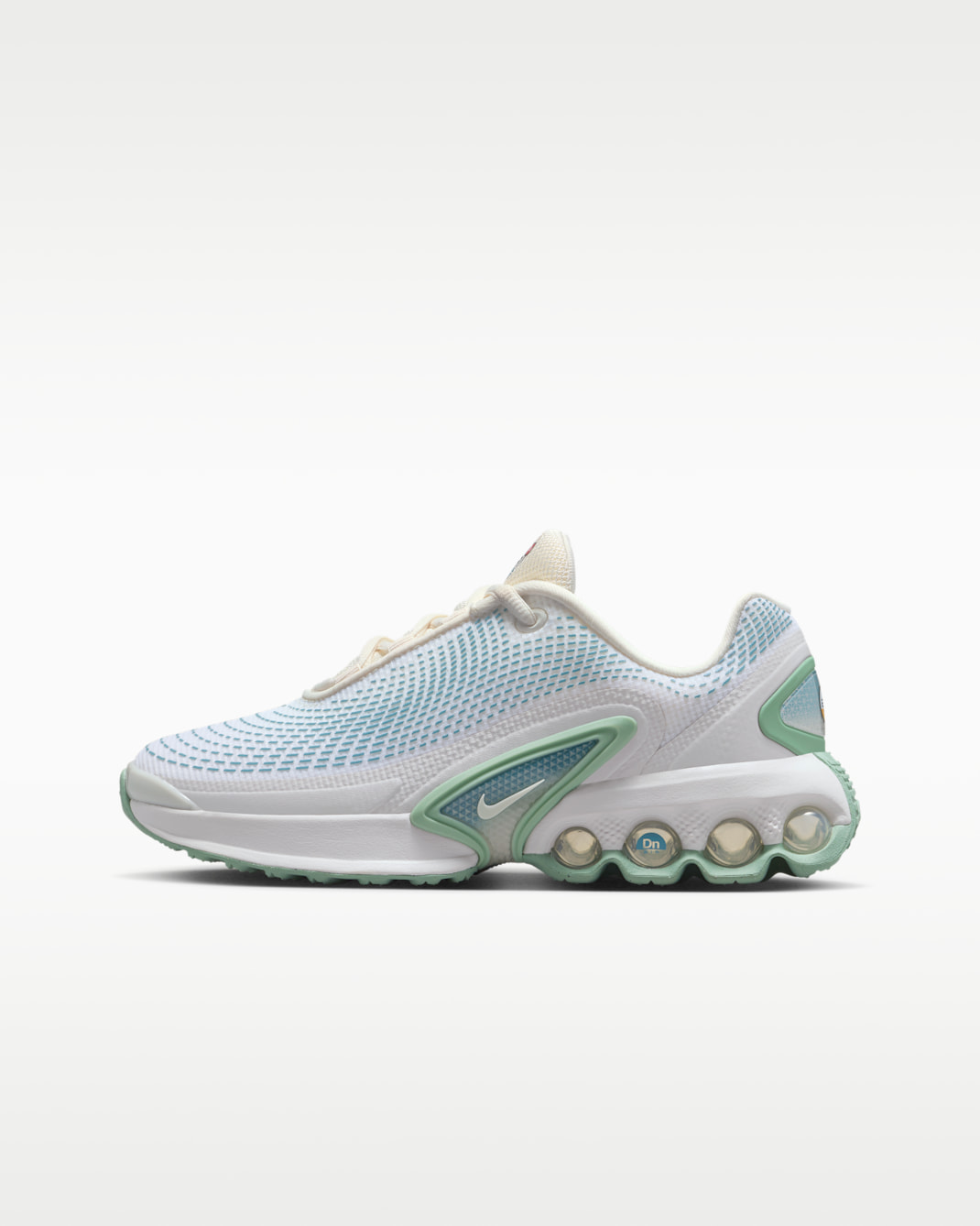 Nike Air Max Dn Older Kids' Shoes - Soft Pearl/Vast Grey/Denim Turquoise/Soft Pearl