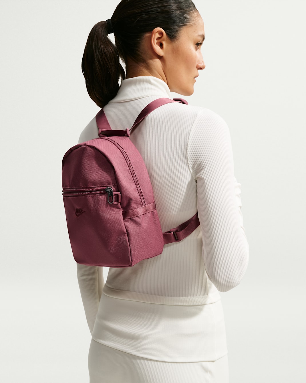 Nike Heritage – liten ryggsäck (6 l) - Pink Smoke/Pink Smoke/Mystic Dates