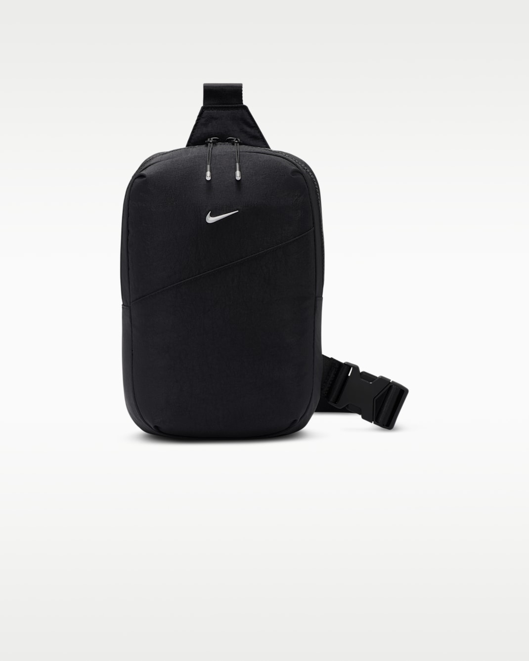 Nike Aura Cross-Body Bag (5L) - Black/Black/Matte Silver