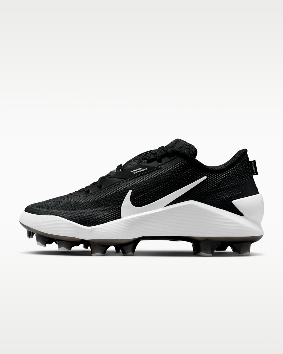 Nike Diamond Showcase MCS Baseball Cleats - Black/White
