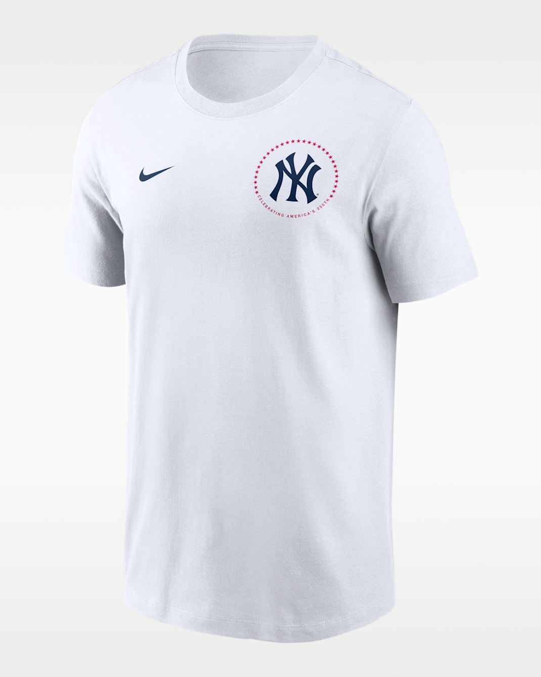 Playera Nike de la MLB para hombre New York Yankees USA 250 - Blanco
