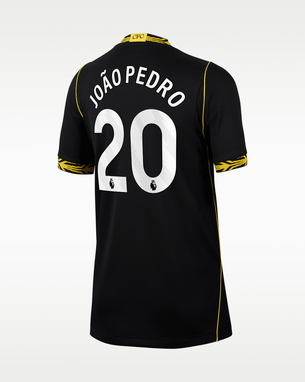João Pedro Chelsea 2026/27 Stadium Away Big Kids' Nike Dri-FIT Soccer Jersey - Black