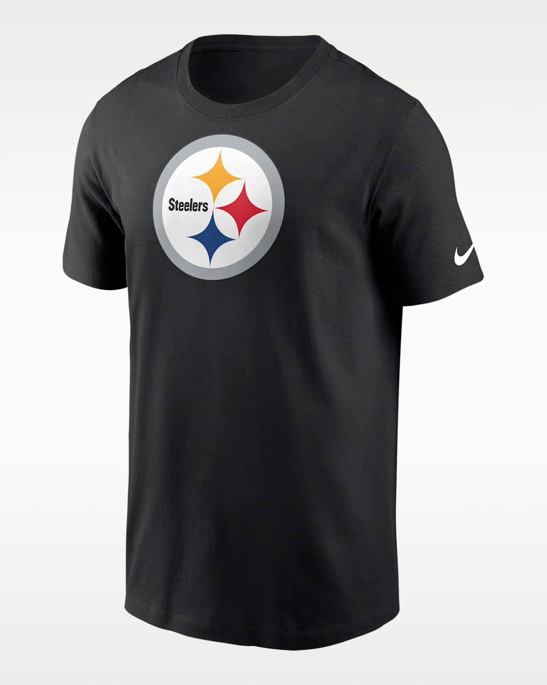 Playera para hombre Nike Logo Essential (NFL Pittsburgh Steelers) - Negro