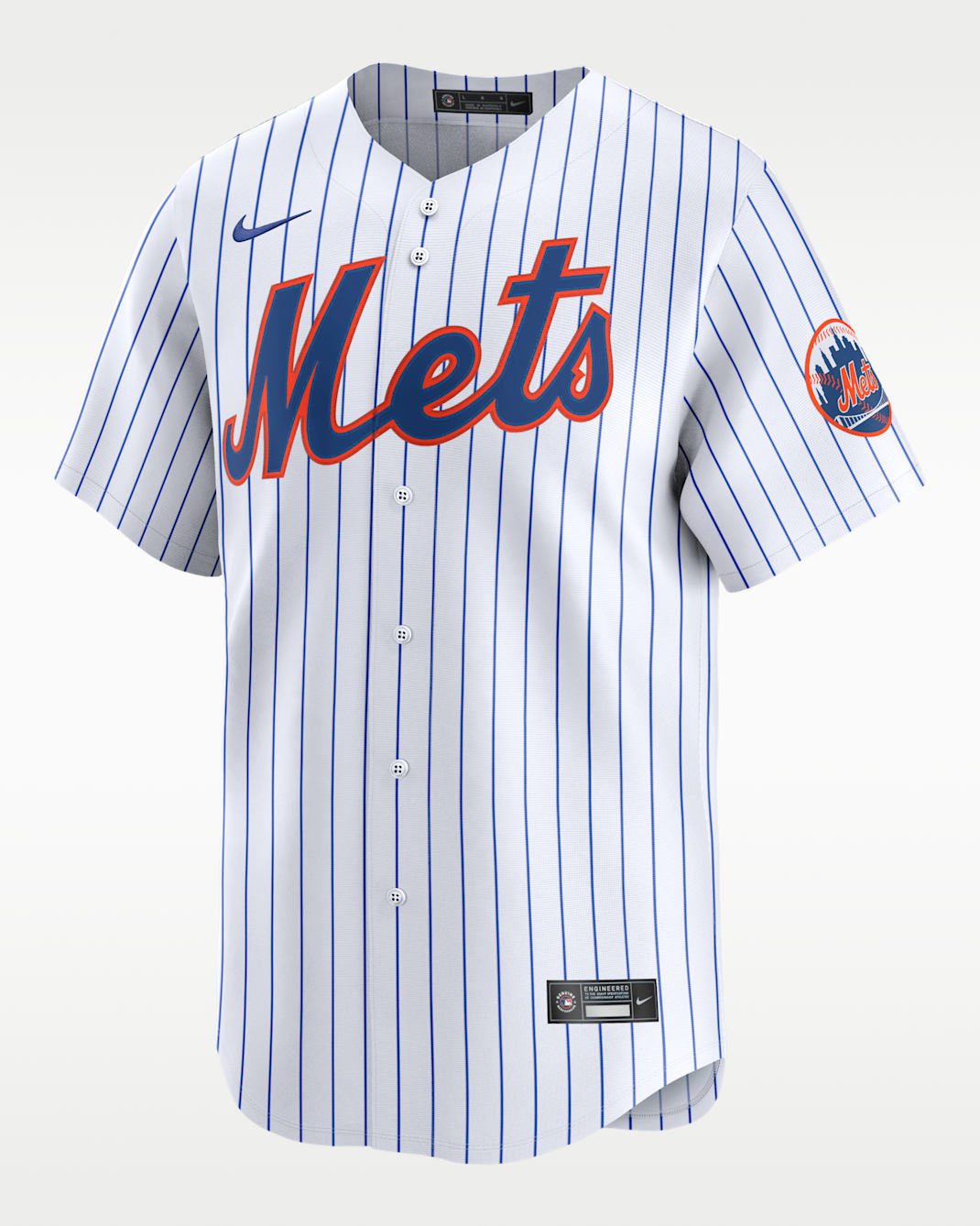 Jersey Nike Dri-FIT de la MLB Limited para hombre de los New York Mets - Blanco