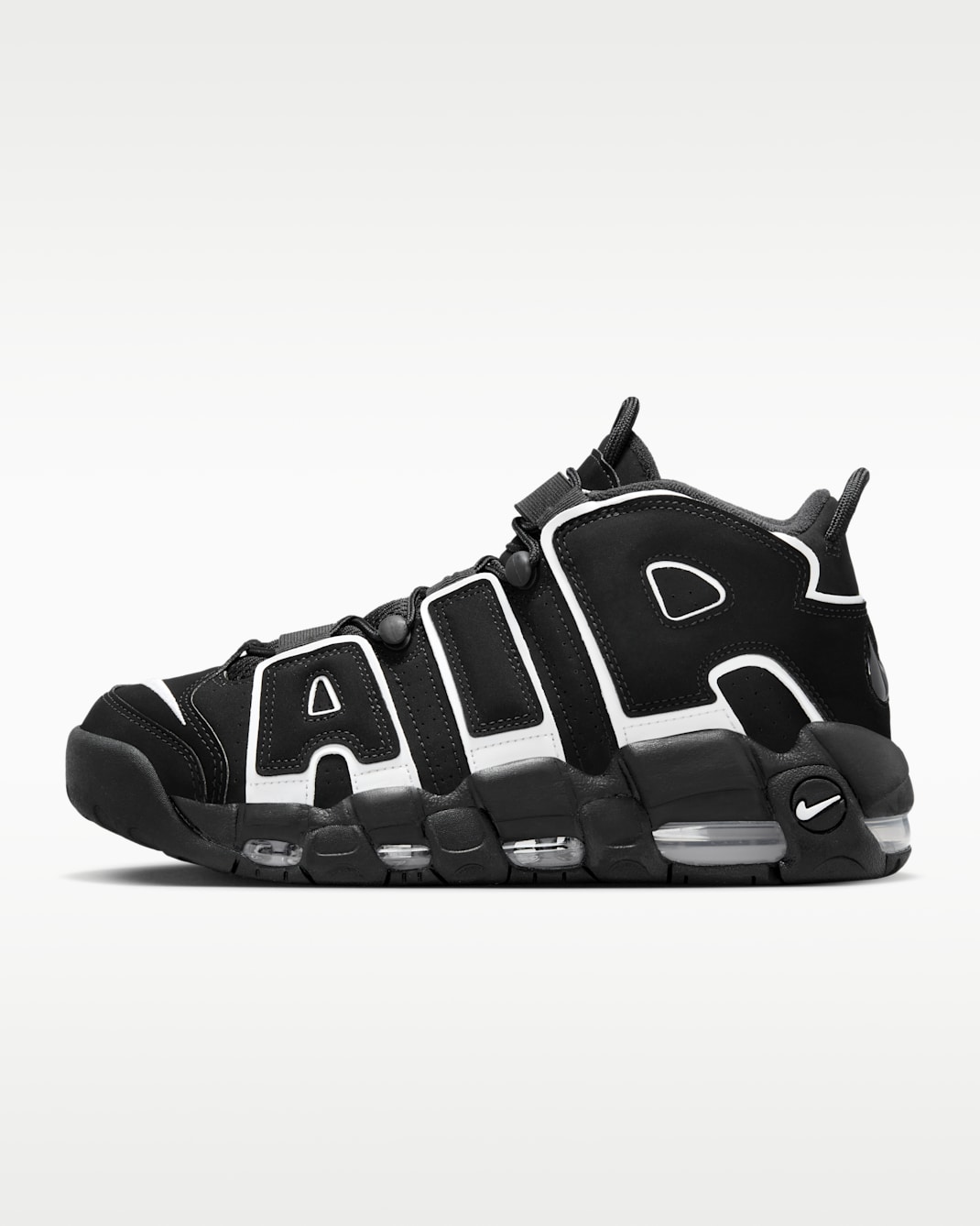 Calzado para hombre Nike Air More Uptempo '96 - Negro/Negro/Blanco