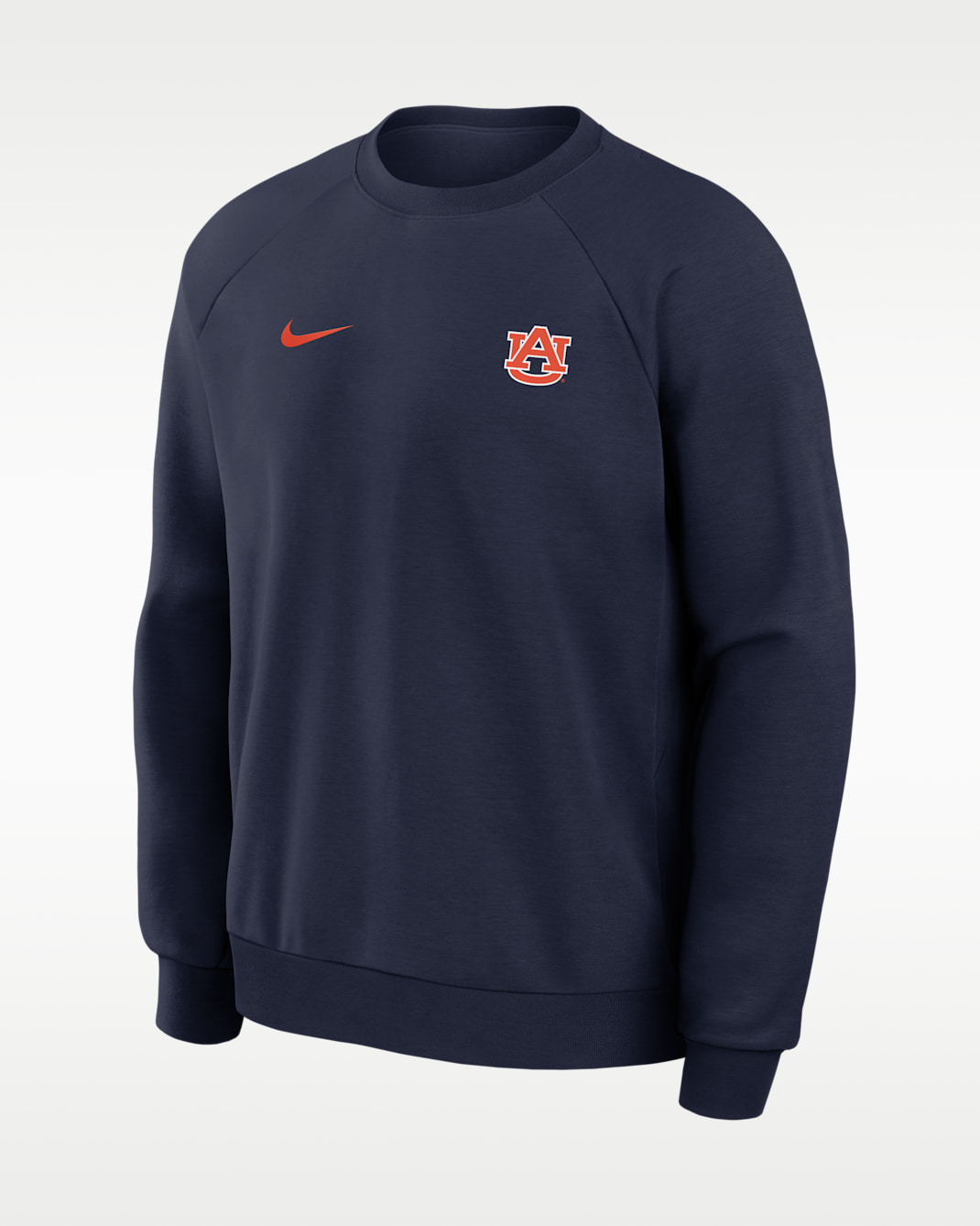 Auburn Premium Performance Men's Nike Dri-FIT College Pullover Crew - College Navy