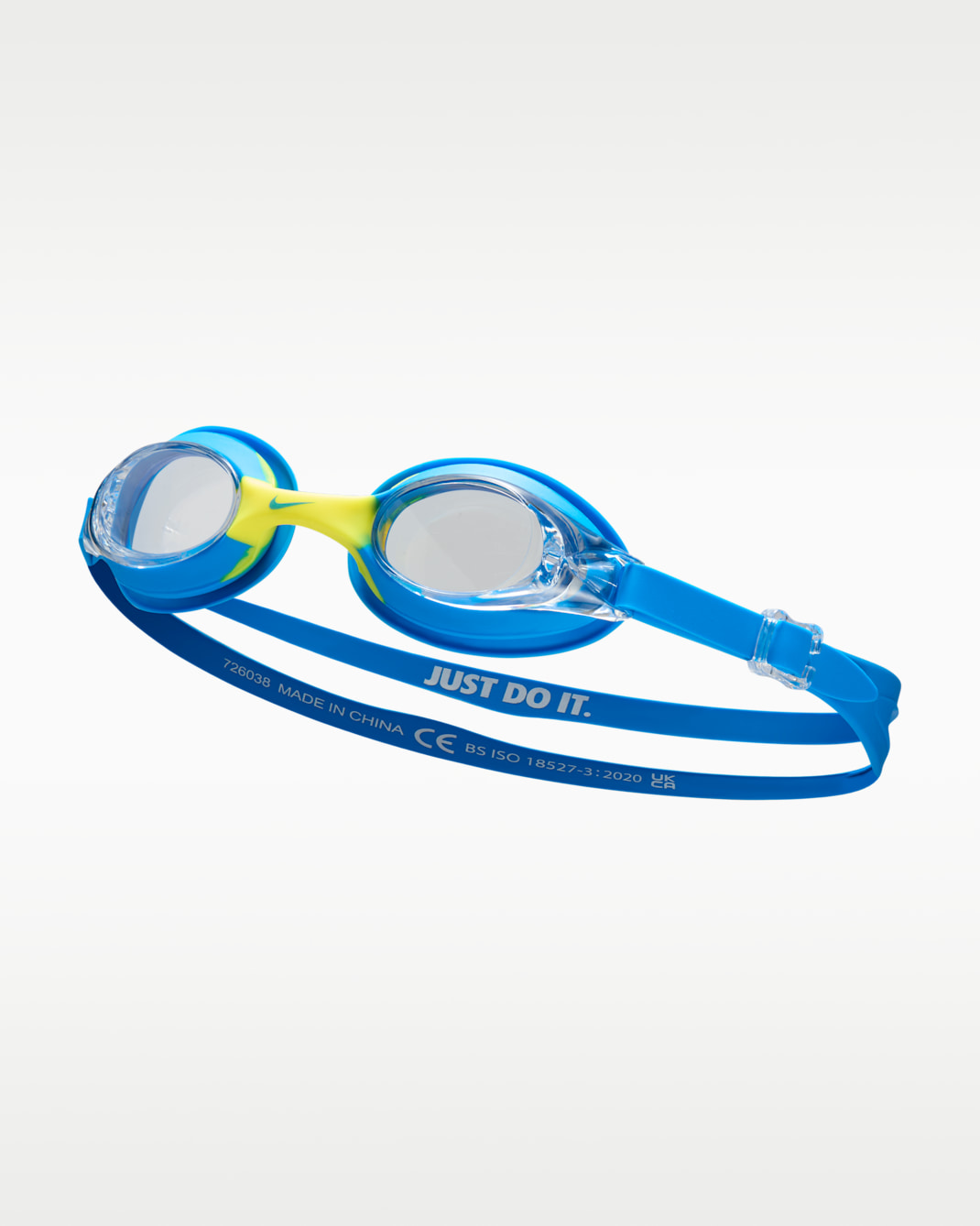 Goggles de natación para niños talla pequeña Nike Swim - Azul foto/Transparente/Azul foto/Azul foto