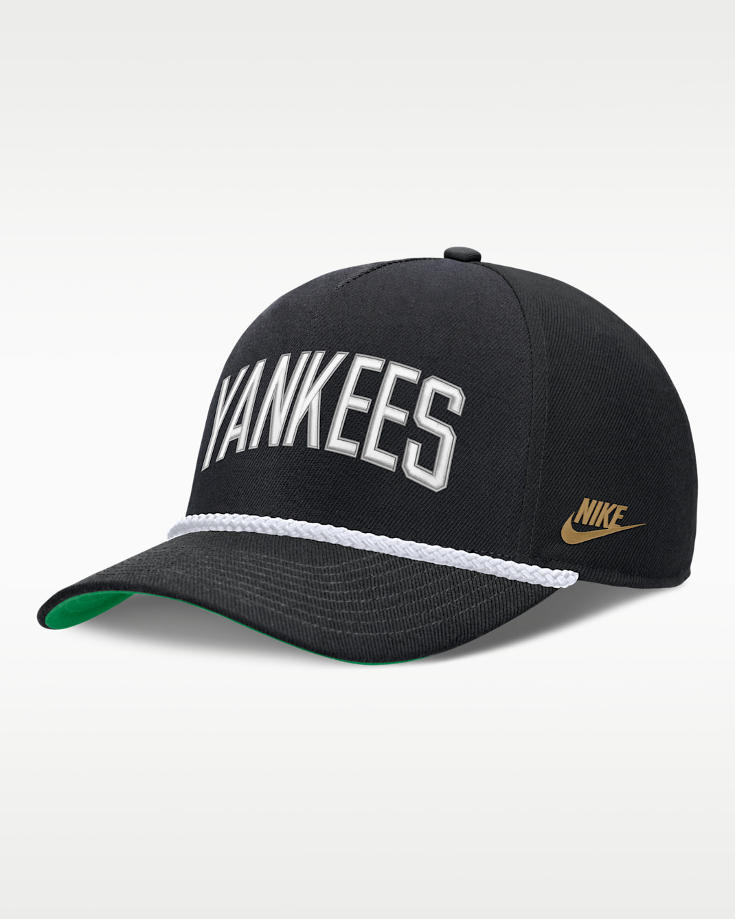 New York Yankees Rise Men's Nike MLB Adjustable Hat - Black