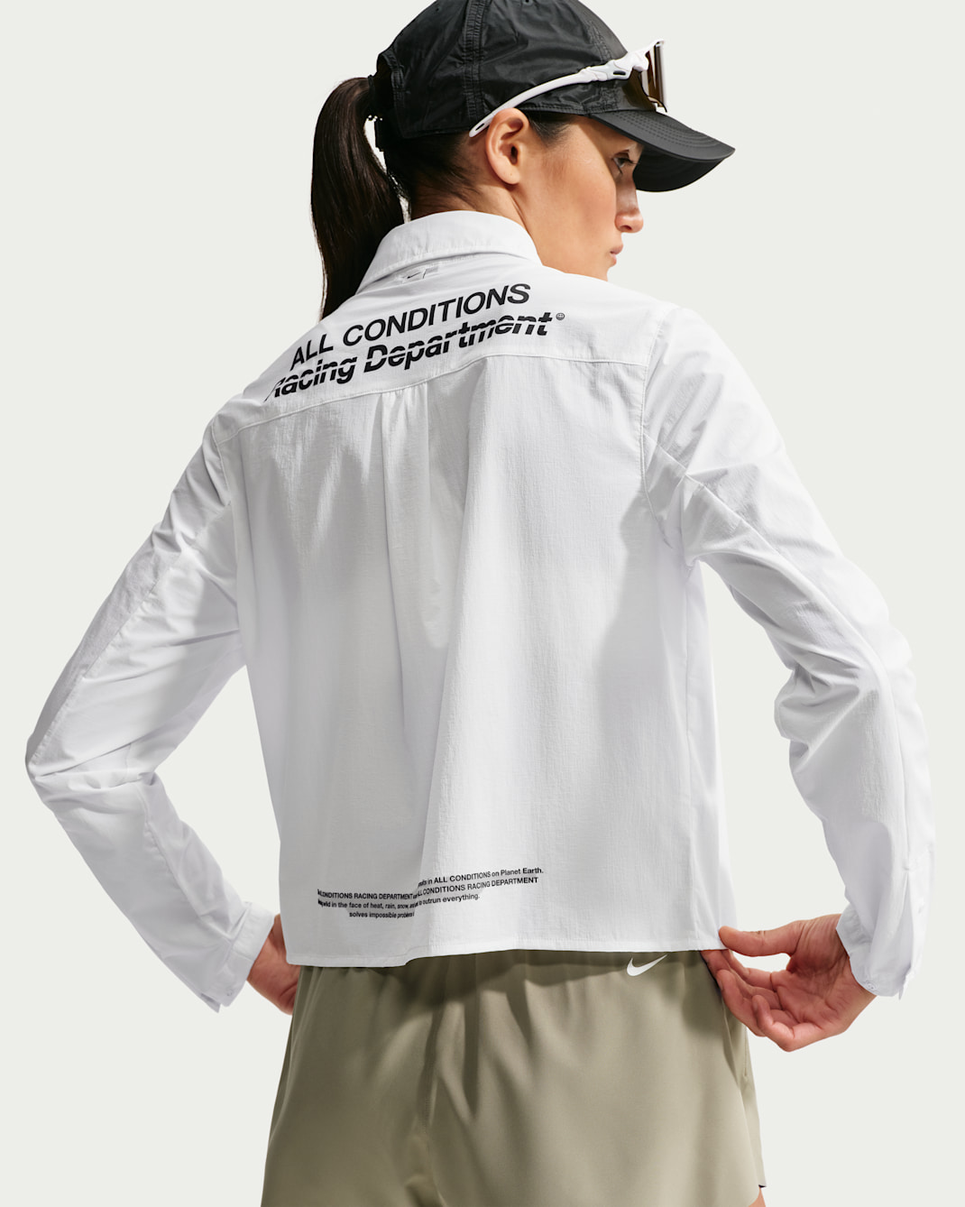 ACG Aireez Women's Button-Up Long-Sleeve Graphic Trail Running Top