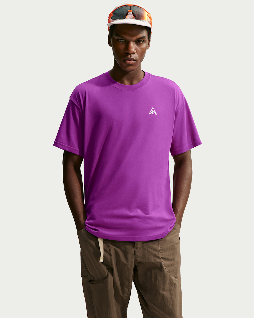 Nike ACG Men's Dri-FIT T-Shirt - Bold Berry/Summit White