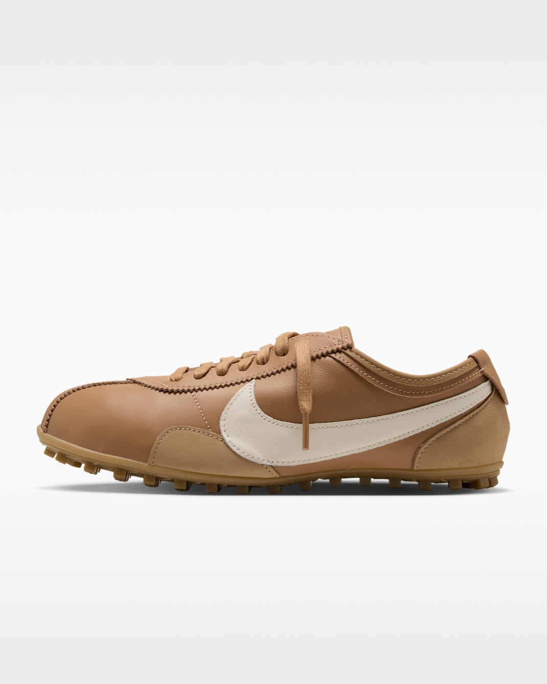 Chaussure Nike Moon Shoe OG Leather pour femme - Flax/Gum Medium Brown/Malachite/Pale Ivory