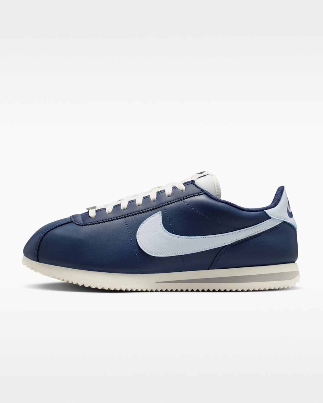 Nike Cortez Leather Men's Shoes - Midnight Navy/Sail/Light Smoke Grey/Football Grey