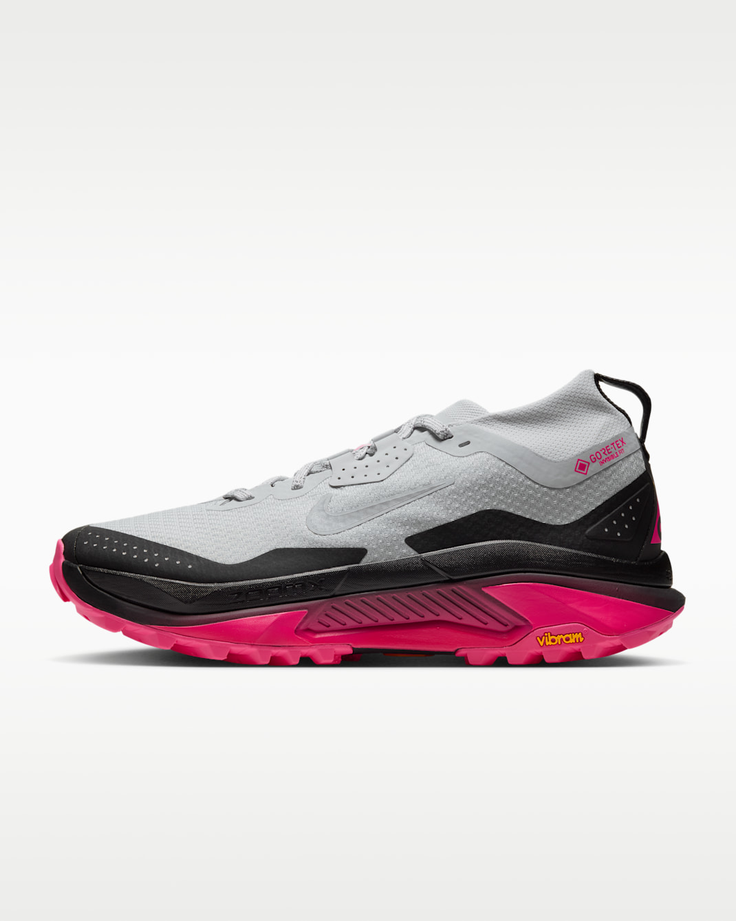 Vattentät terränglöparsko ACG Zegama Trail GORE-TEX för män - Pure Platinum/Svart/Hyper Pink/Wolf Grey
