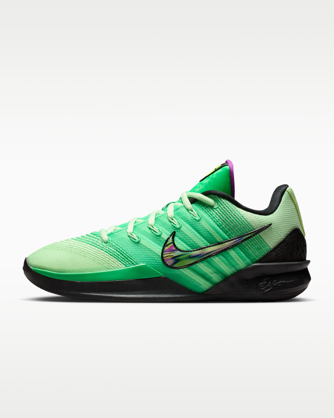 Sabrina 3 "Gamer" Basketball Shoes - Green Shock/Vapor Green/Vivid Purple/Black