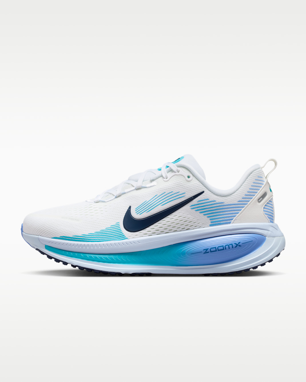 Nike Vomero 18 Women's Road Running Shoes - White/Blue Fury/Royal Pulse/Midnight Navy