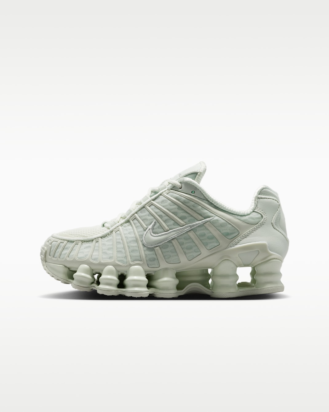 Nike Shox TL Older Kids' Shoes - Spruce Aura/Light Silver/Metallic Silver/Spruce Aura