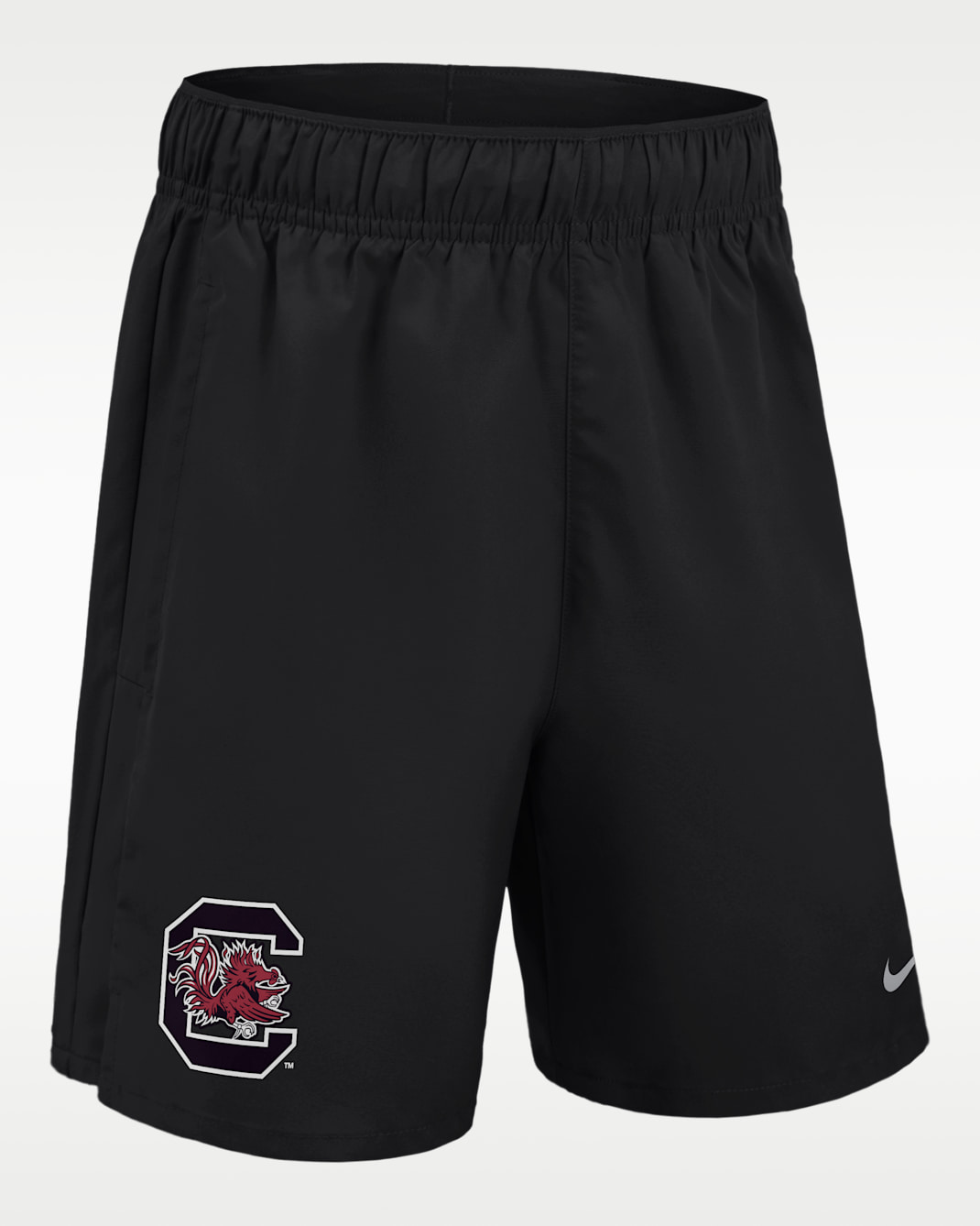 Shorts Dri-FIT para niños talla grande Nike College Challenger (South Carolina Gamecocks) - Negro