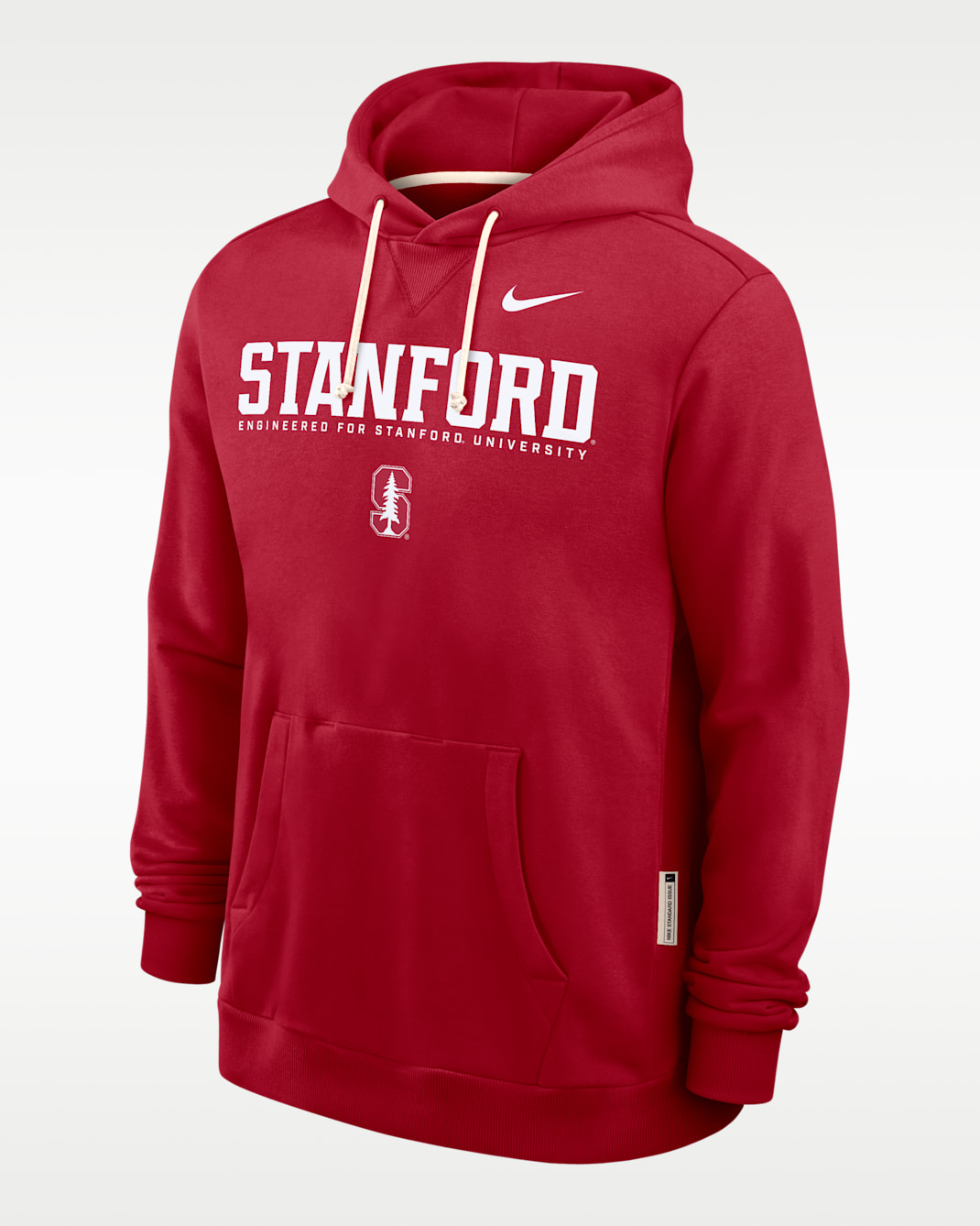 Stanford Sideline Men's Nike Dri-FIT College Pullover Hoodie - Crimson