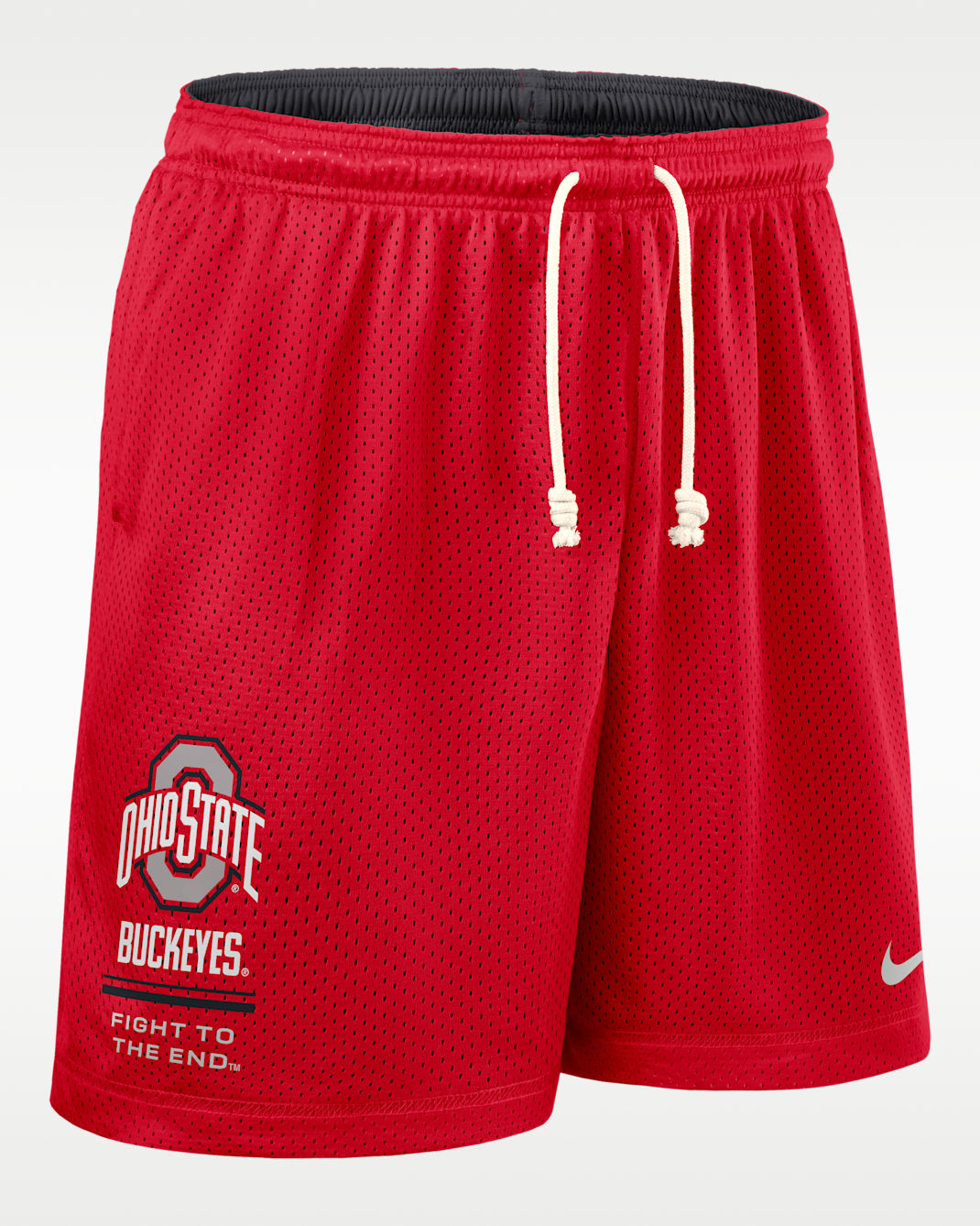 Ohio State Sideline Reversible Men's Nike Dri-FIT College Shorts - Scarlet/Anthracite