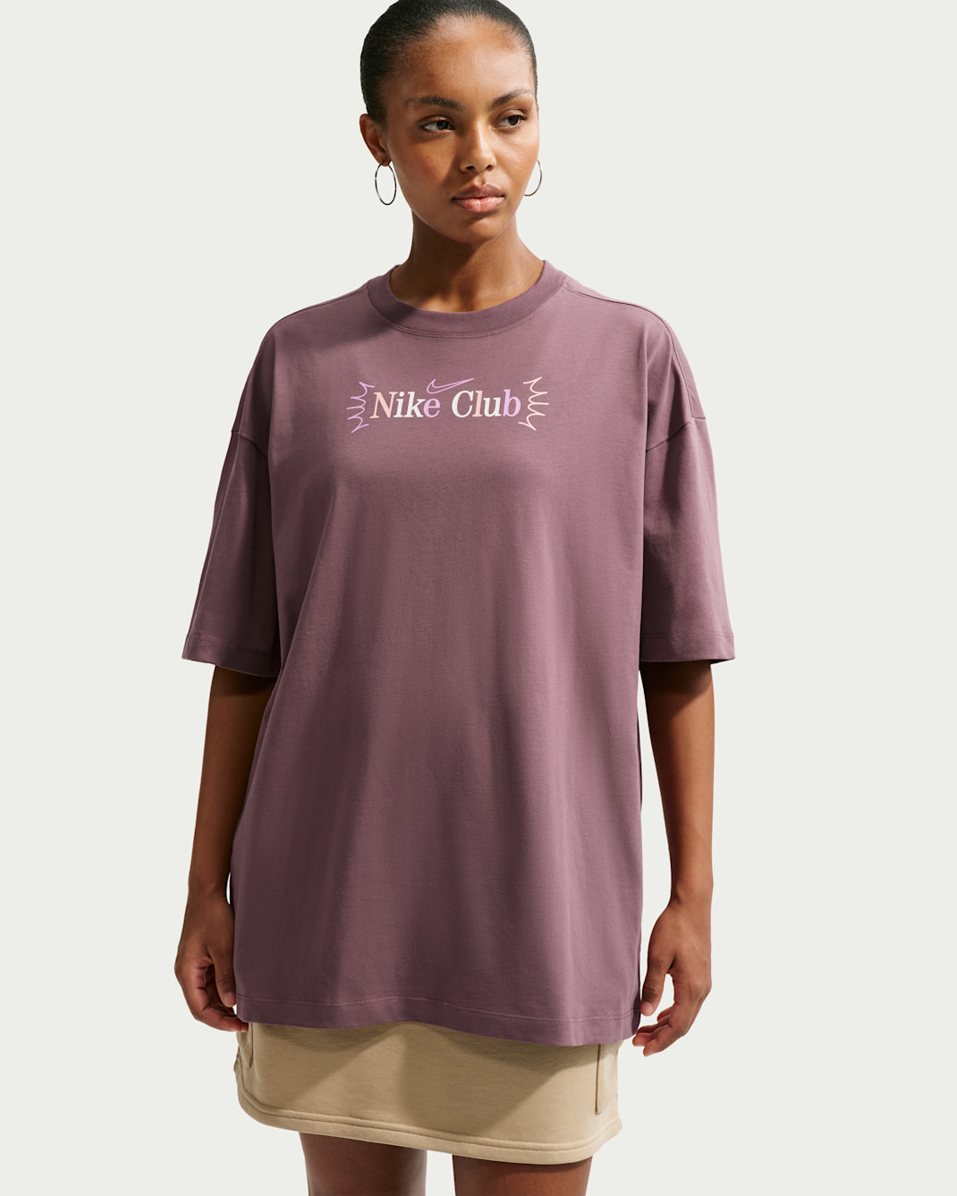 Nike Sportswear Classic Women's Oversized T-Shirt - Tattoo