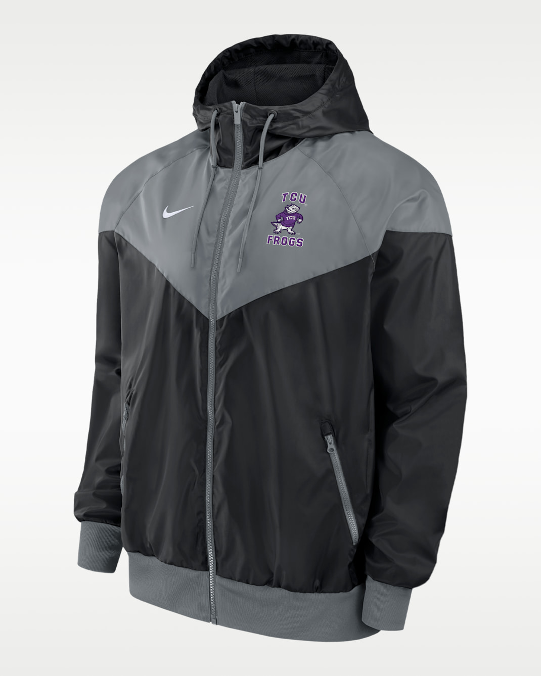 TCU Horned Frogs Men's Nike Windrunner Jacket - Black
