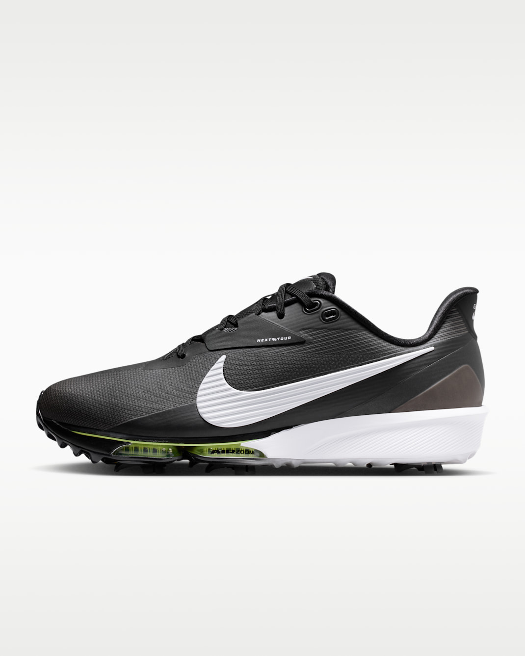 Nike NEXT% TOUR 3 Men's Golf Shoes - Black/Light Smoke Grey/White