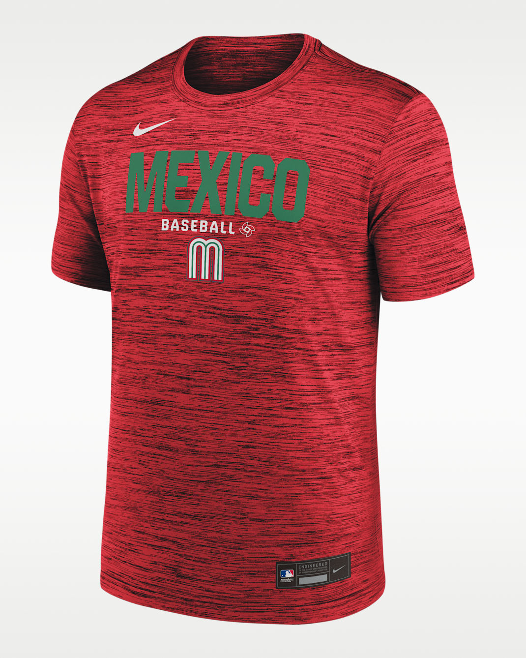 Playera Nike Dri-FIT para hombre Mexico National Baseball Team 2026 World Baseball Classic Velocity - Rojo