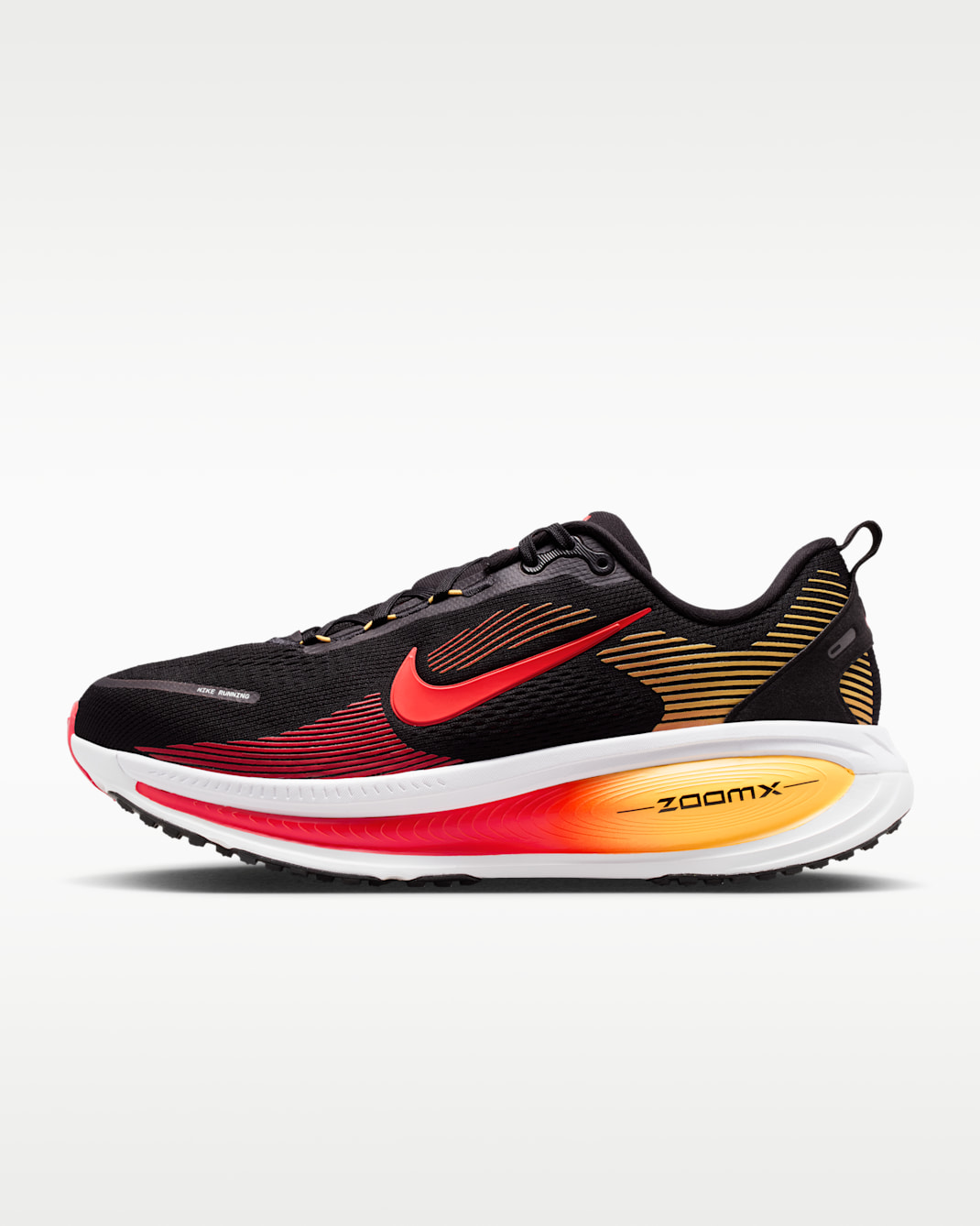 Nike Vomero 18 Men's Road Running Shoes (Extra Wide) - Black/Light Crimson/Topaz Gold/Bright Crimson