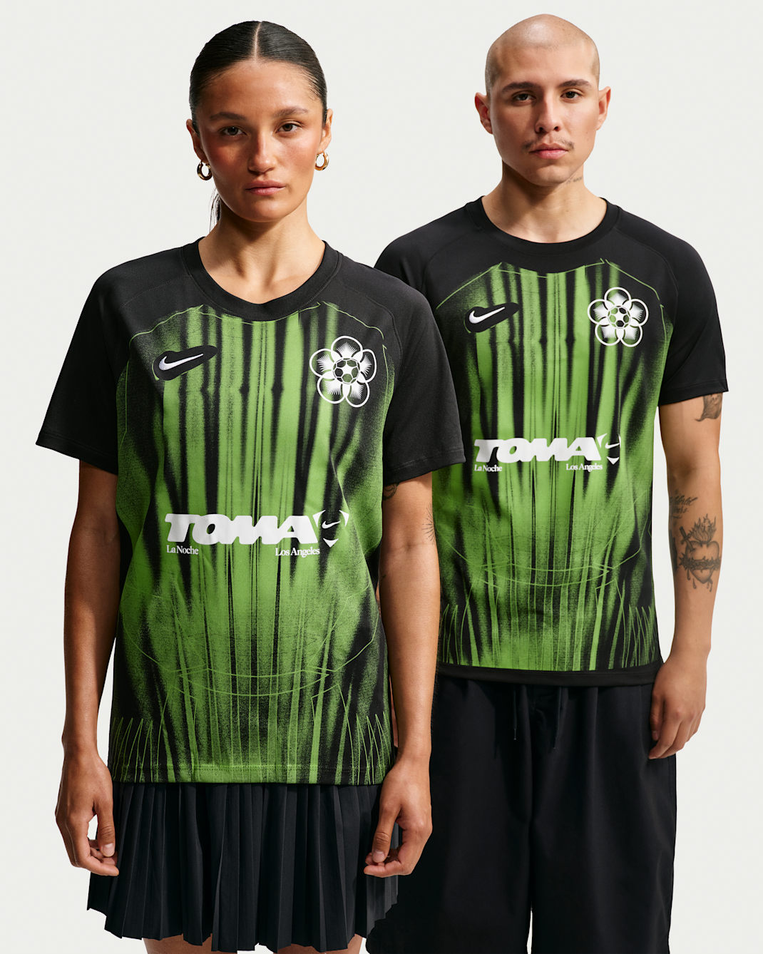Jersey de futbol de manga corta Nike Dri-FIT TOMA x Compton Football Club - Negro