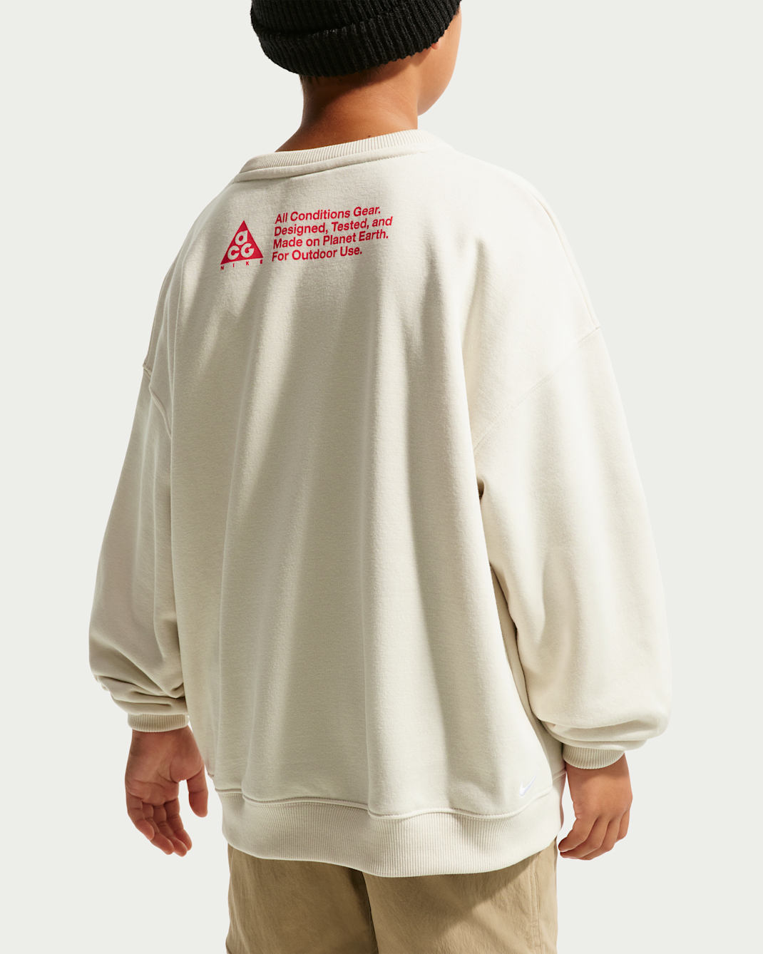 Nike ACG Big Kids' Yeti Crewneck Fleece Top