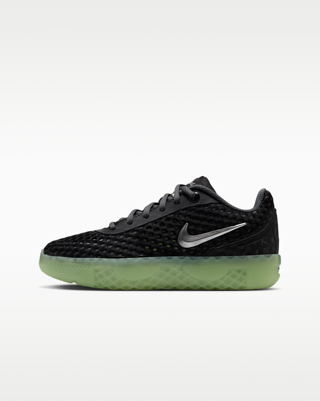 LeBron Witness X Older Kids' Basketball Shoes - Black/Barely Volt/Steam/Metallic Silver