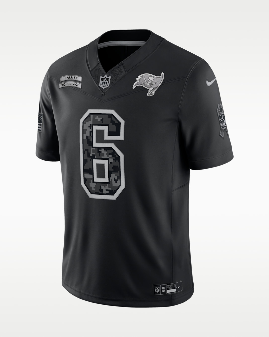 Baker Mayfield Tampa Bay Buccaneers Salute to Service Men's Nike Dri-FIT NFL Limited Jersey - Black