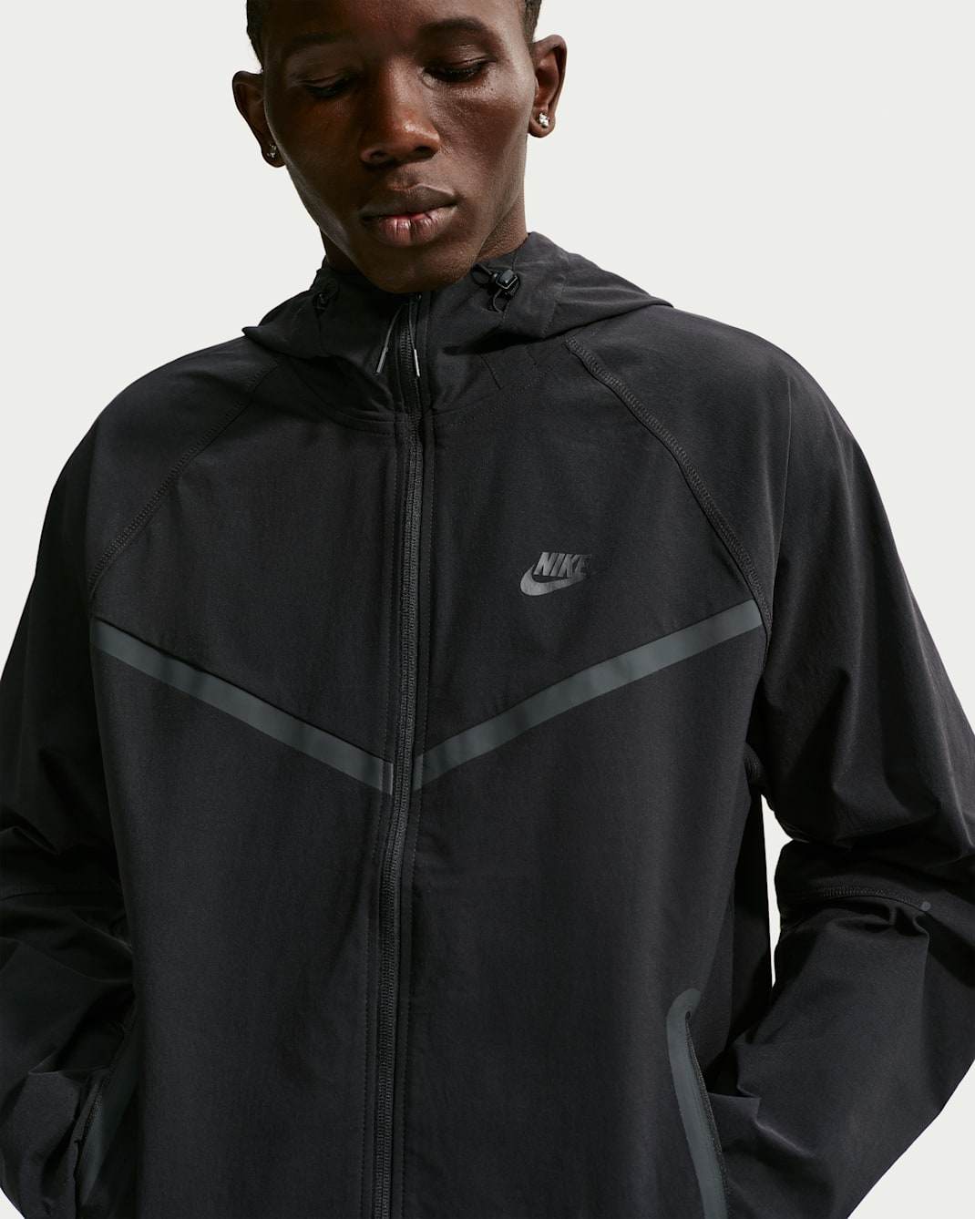 Nike Tech Men's Woven Jacket - Black/Black/Black