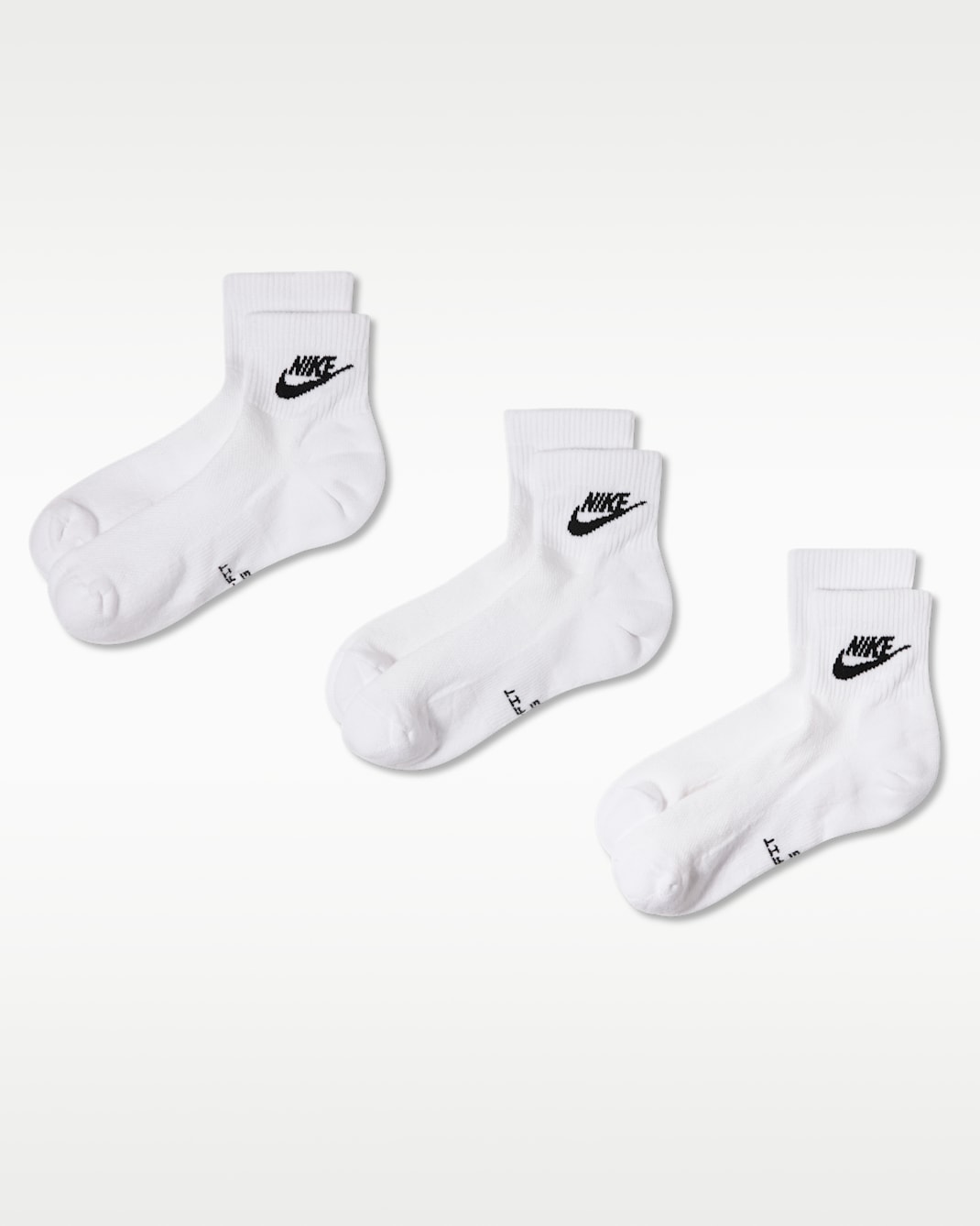 Nike Everyday Elevated Ankle Socks (3 Pairs) - Multi-Colour