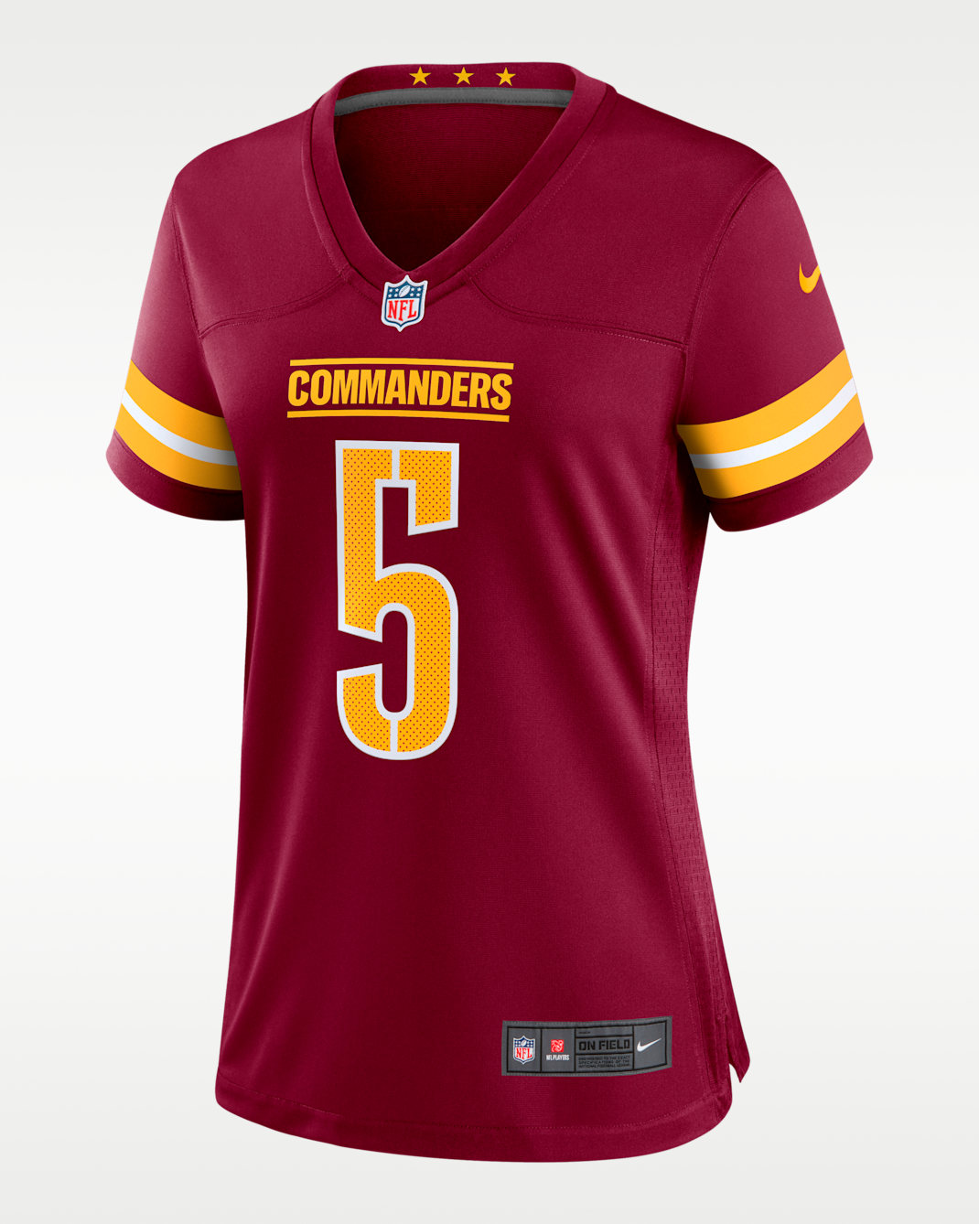Jayden Daniels Washington Commanders Women's Nike NFL Game Jersey - Red