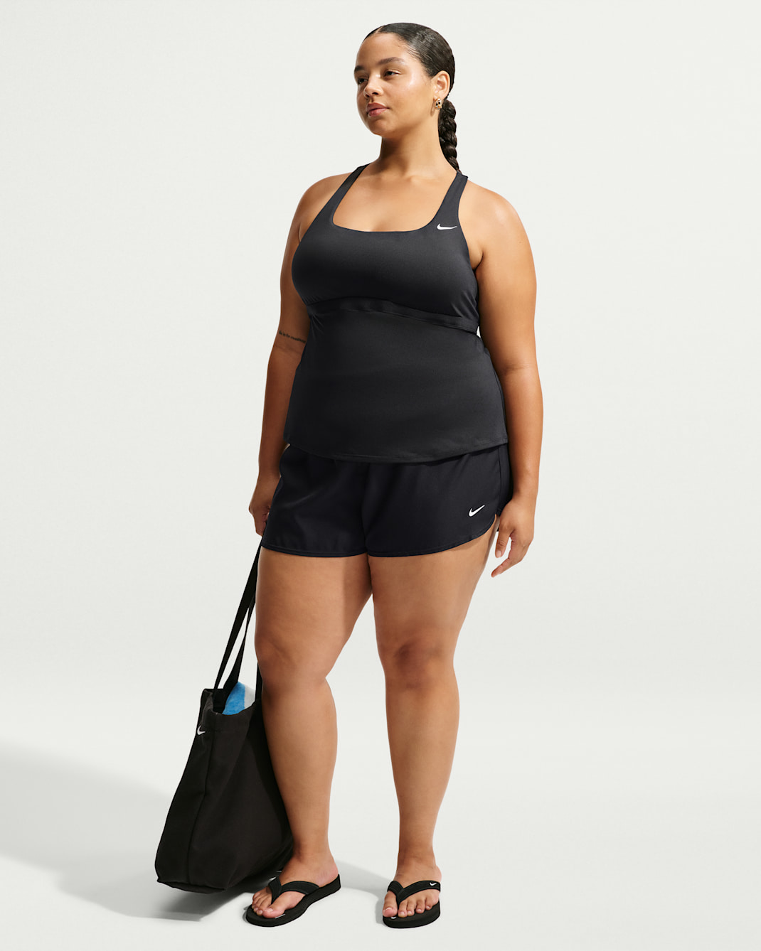 Nike Swim Effortless Essential Women's Swim Boardshort (Plus Size) - Black