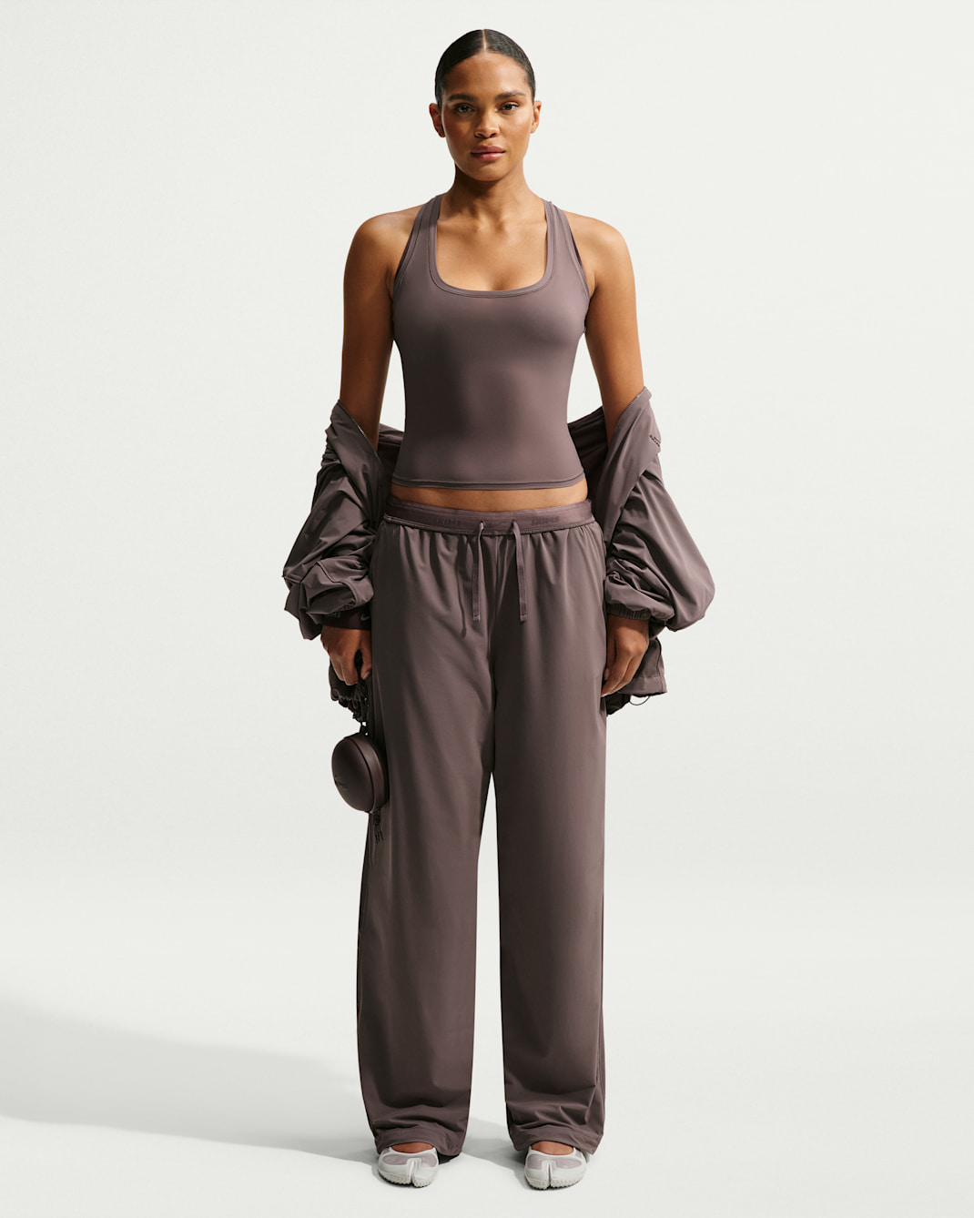 Pants oversized para mujer NikeSKIMS Stretch Nylon - NSKM Resin