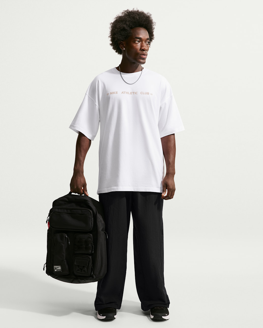 Nike Men's N.A.C. Dri-FIT Oversized Woven Trousers - Black/Black