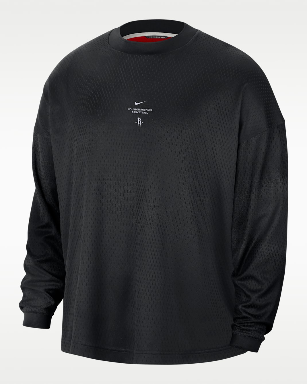 Houston Rockets Standard Issue Men's Basketball Long-Sleeve Top