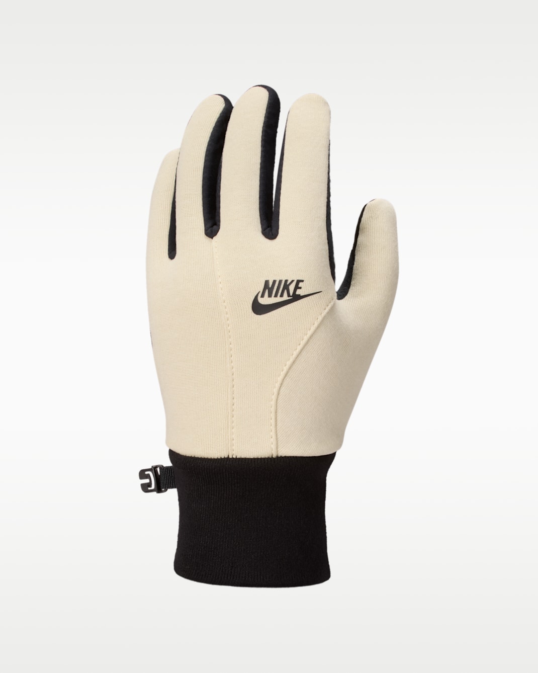 Guantes para hombre Nike Therma-FIT Tech Fleece - Caqui claro/Negro/Negro