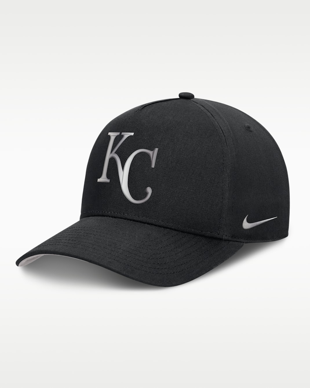 Kansas City Royals Rise Men's Nike Dri-FIT MLB A-Frame Trucker Adjustable Hat - Black