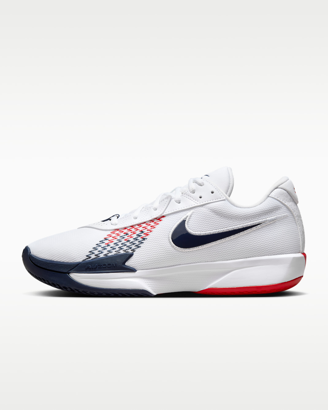 Nike G.T. Cut Academy EP 籃球鞋 - 白色/Sport Red/Obsidian