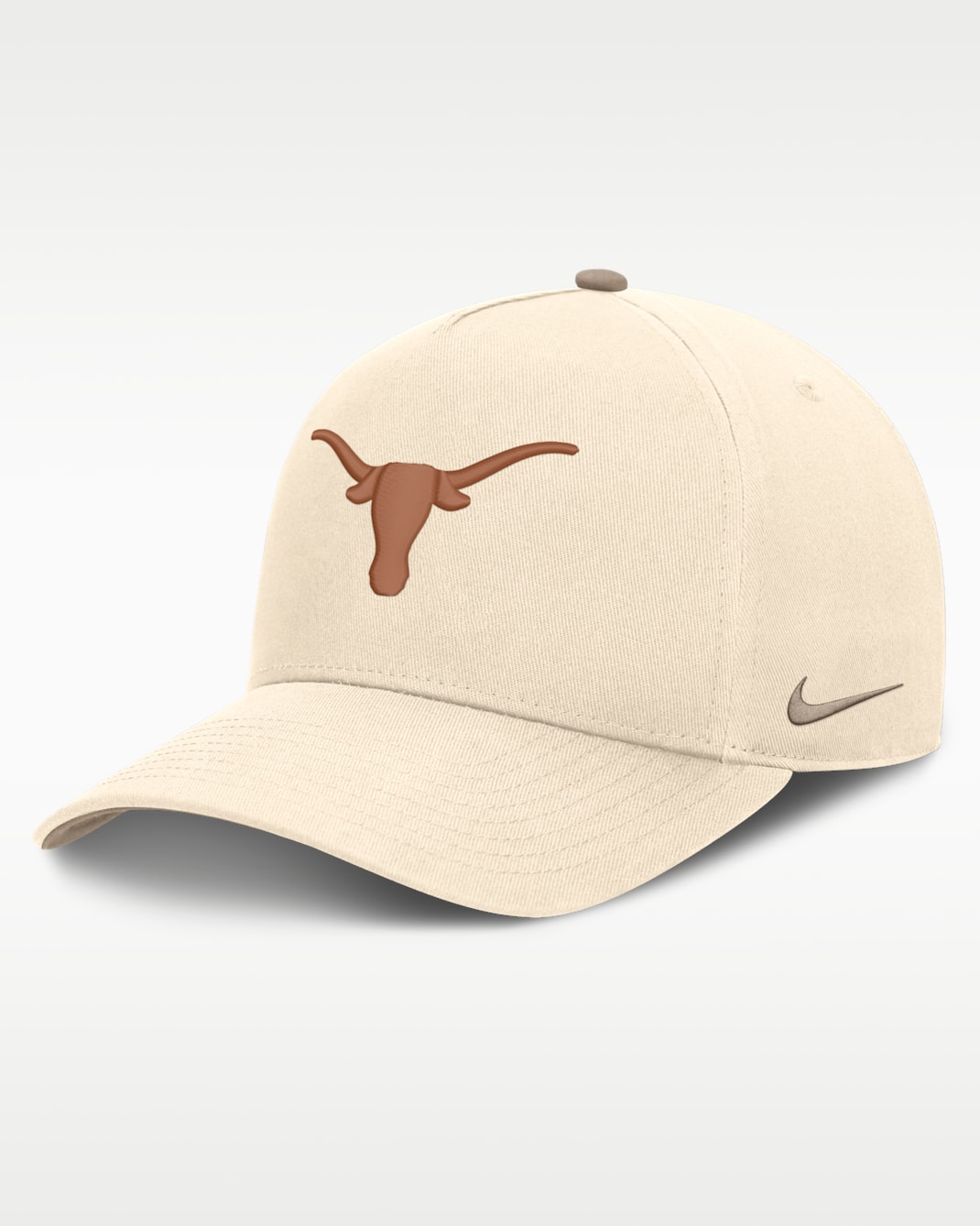 Texas Origin of Speed Rise Men's Nike Dri-FIT College A-Frame Adjustable Hat - Natural/Khaki
