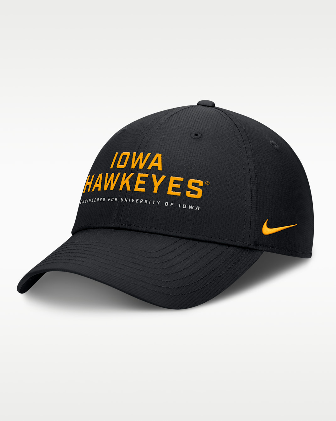 Gorra universitaria Nike Dri-FIT ajustable para hombre Iowa On-Field Club Gameday - Negro