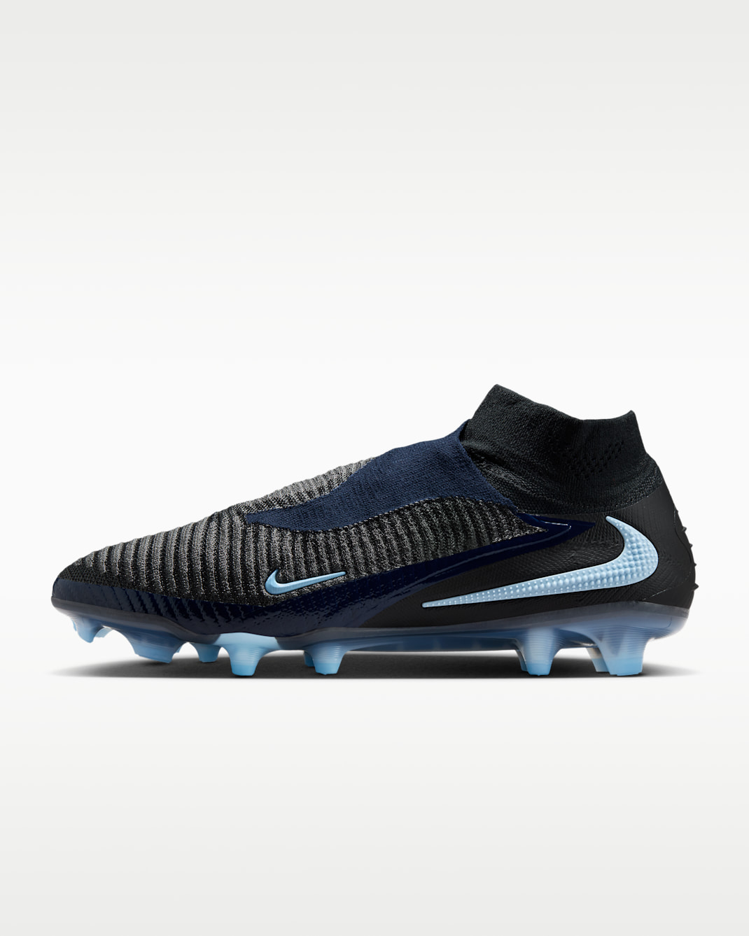 Nike Phantom 6 High Elite Firm-Ground Soccer Cleats - Black/Black