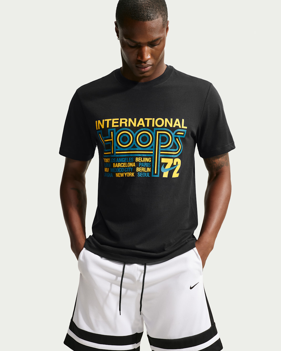 Nike Men's Basketball T-Shirt - Black