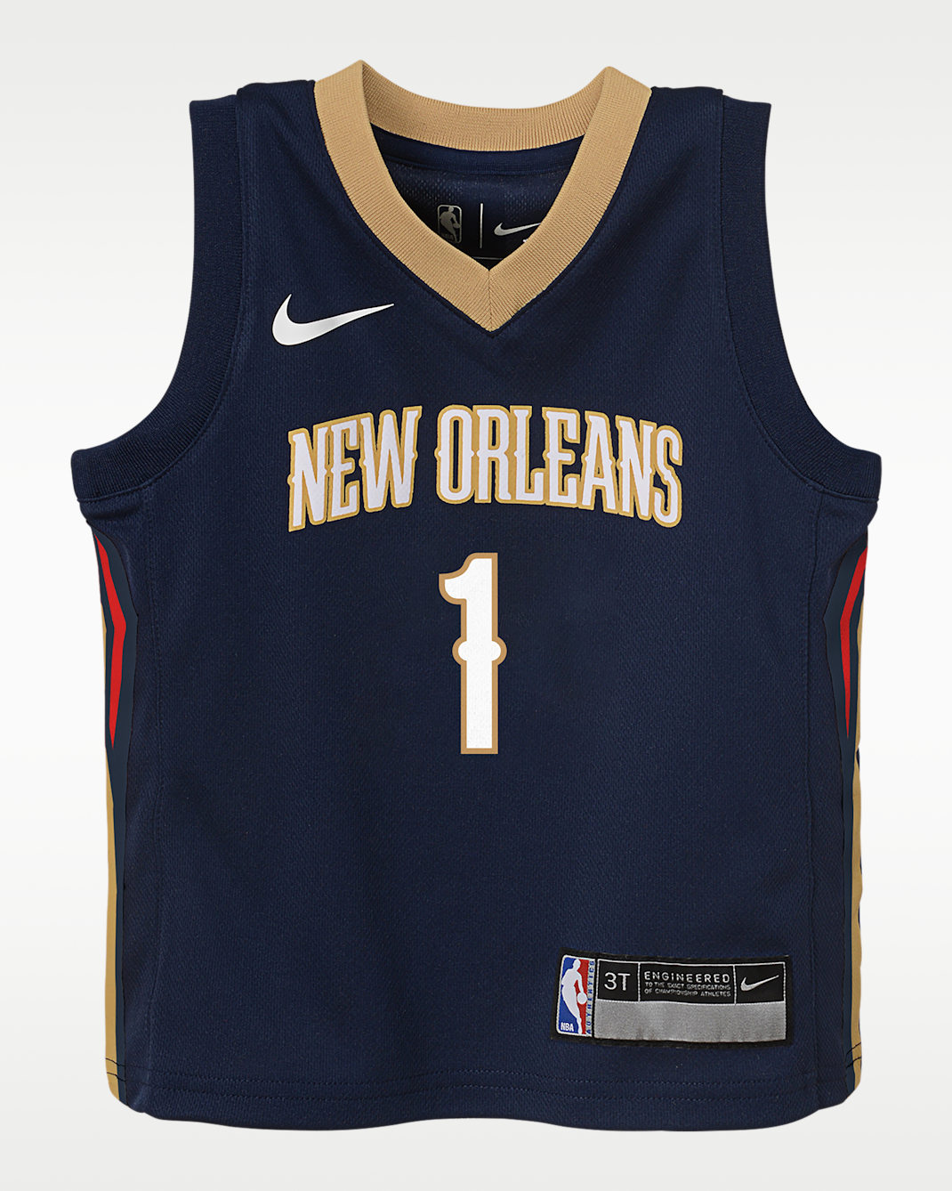 Mono Nike para bebé de la NBA de Zion Williamson de los New Orleans Pelicans Icon Edition - Azul marino