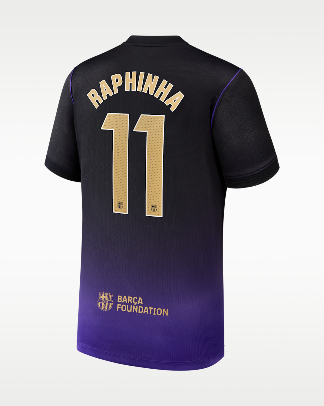 Raphinha Barcelona 2026/27 Stadium Away Kobe Big Kids' Nike Dri-FIT Soccer Jersey - Purple